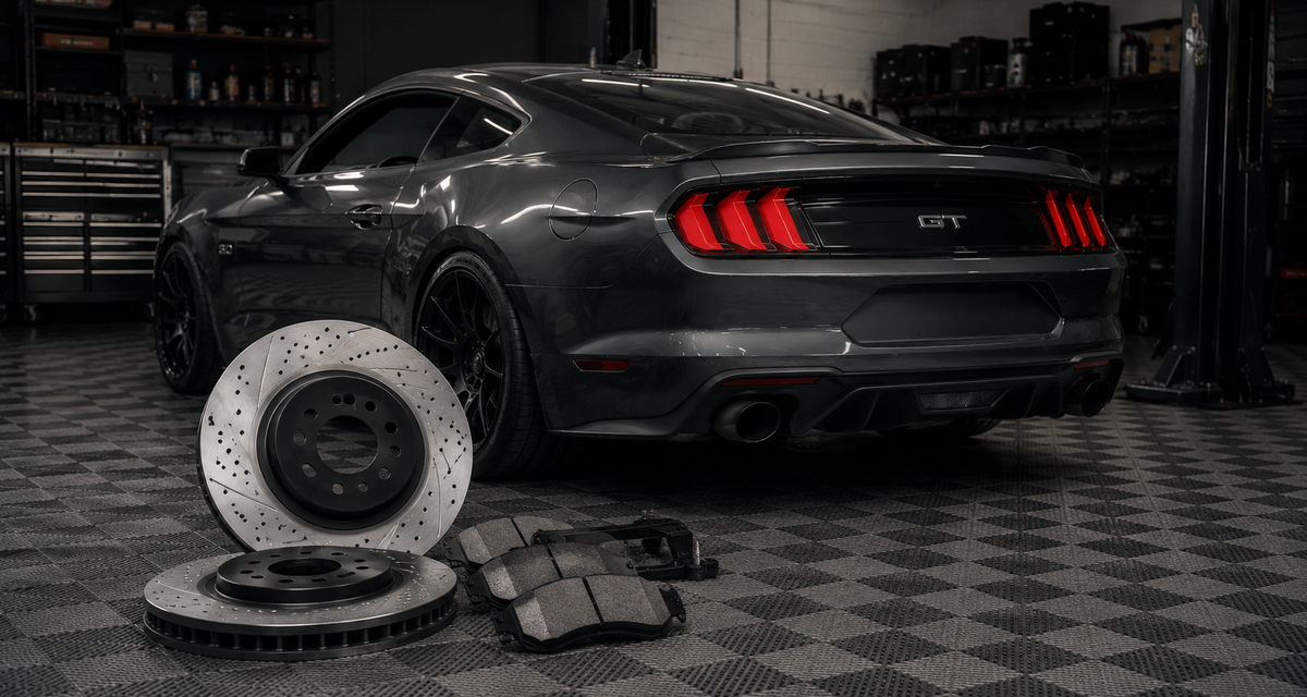 Best Slotted Brake Rotors for 1994-2026 Ford Mustang