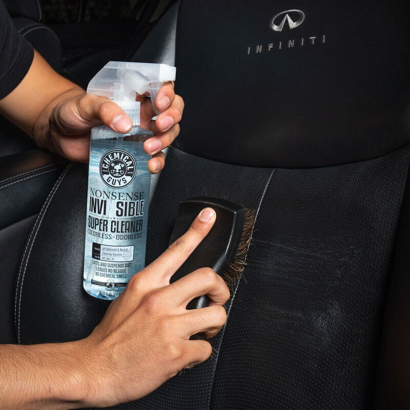 16oz clear spray bottle of Chemical Guys Nonsense Colorless and Odorless All Surface Cleaner with yellow spray nozzle