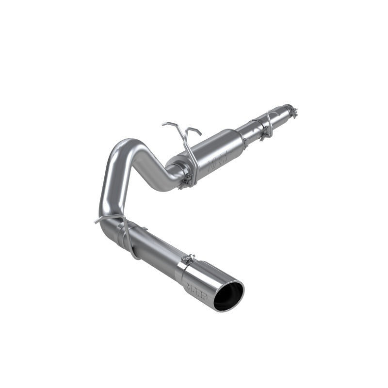 MBRP ARMOR LITE 4-inch aluminized steel cat-back exhaust system for 1999-2004 Ford F-250 and F-350 V10 trucks.