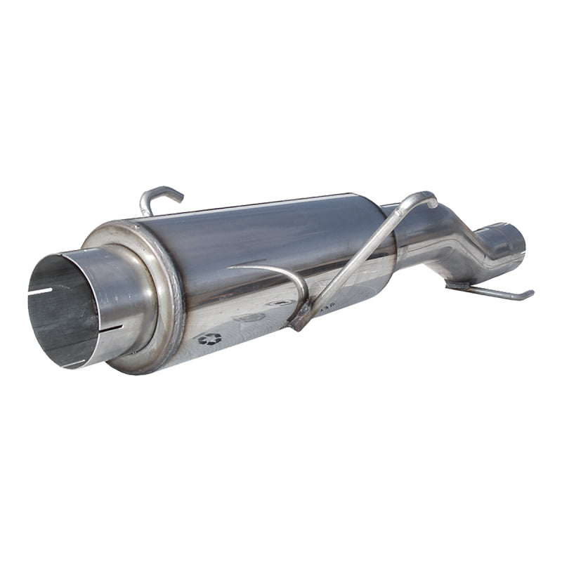 MBRP T409 stainless steel high-flow muffler assembly for 2004-2007 Dodge Ram Cummins trucks.
