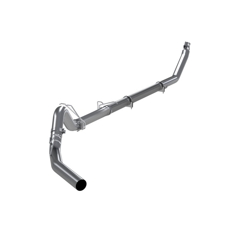 MBRP SLM Series 4-inch T409 stainless steel turbo-back exhaust system with muffler-delete for 94-02 Dodge Ram Cummins.