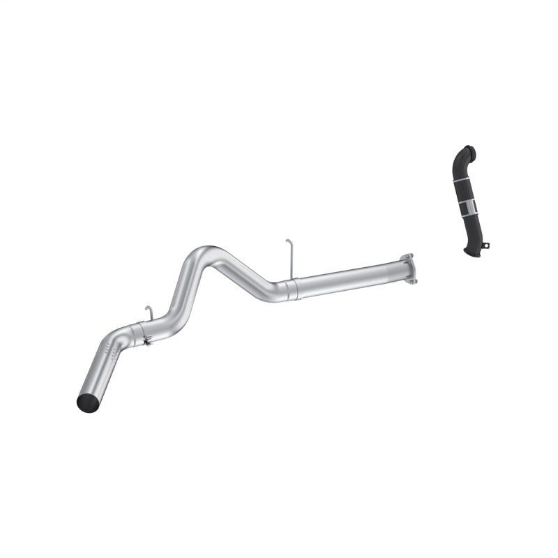 MBRP ARMOR LITE 4-inch aluminized steel cat-back exhaust system with downpipe for 2007-2010 Chevy and GMC HD trucks
