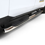 Westin Pro Traxx 4 Polished 4-Inch Oval Nerf Step Bars for 2022-2024 Ford Maverick