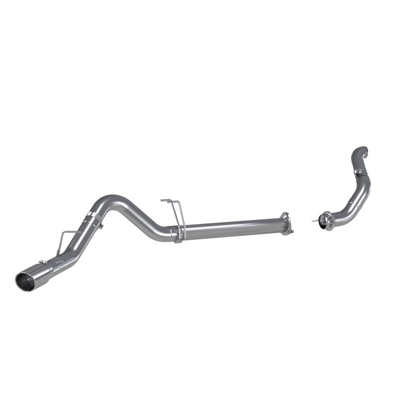MBRP Armor Lite 4-inch aluminized steel filter back exhaust system with down pipe for Ford F-Series Super Duty.