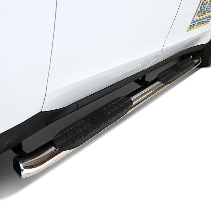 Westin Pro Traxx 4 Polished 4-Inch Oval Nerf Step Bars for 2022-2024 Ford Maverick