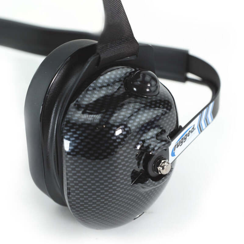 Rugged Radios H41 Behind-the-Head (BTH) 2-Way Radio Headset - Carbon Fiber