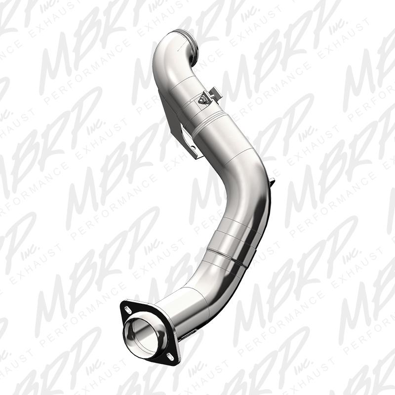 MBRP Armor Lite 4-inch aluminized steel turbo down-pipe for 2015-2016 Ford 6.7L Powerstroke Cab & Chassis.