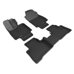 3D MAXpider Kagu Series Black Full Set Floor Mats for 2022-2026 Lexus NX250/NX350/NX350h