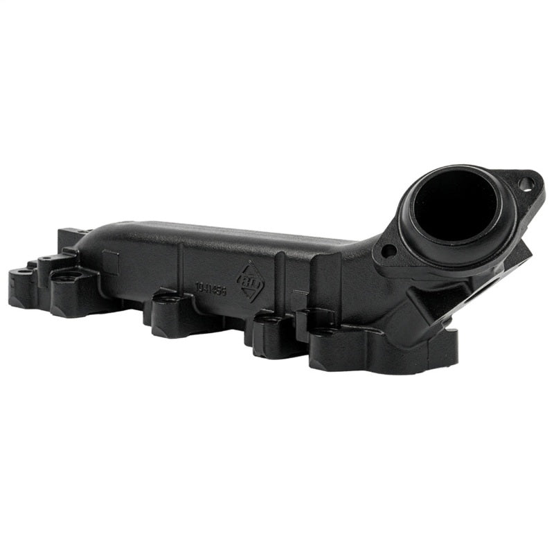 BD Diesel driver side exhaust manifold for 6.4L Ram trucks featuring heavy-duty casting and machined mounting flanges.