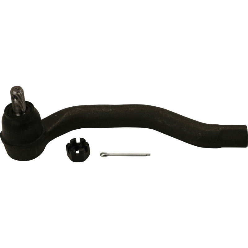 MOOG Problem Solver front left outer tie rod end with grease fitting and rubber boot