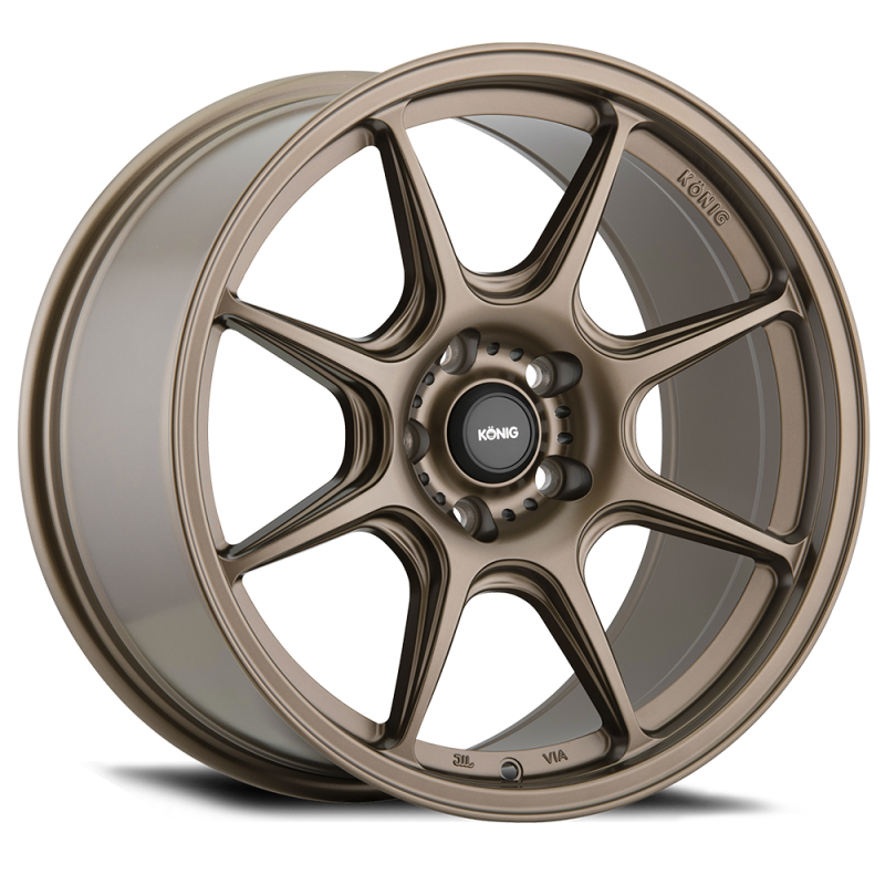 Konig Lockout 16x7.5 multi-spoke wheel in Matte Bronze finish