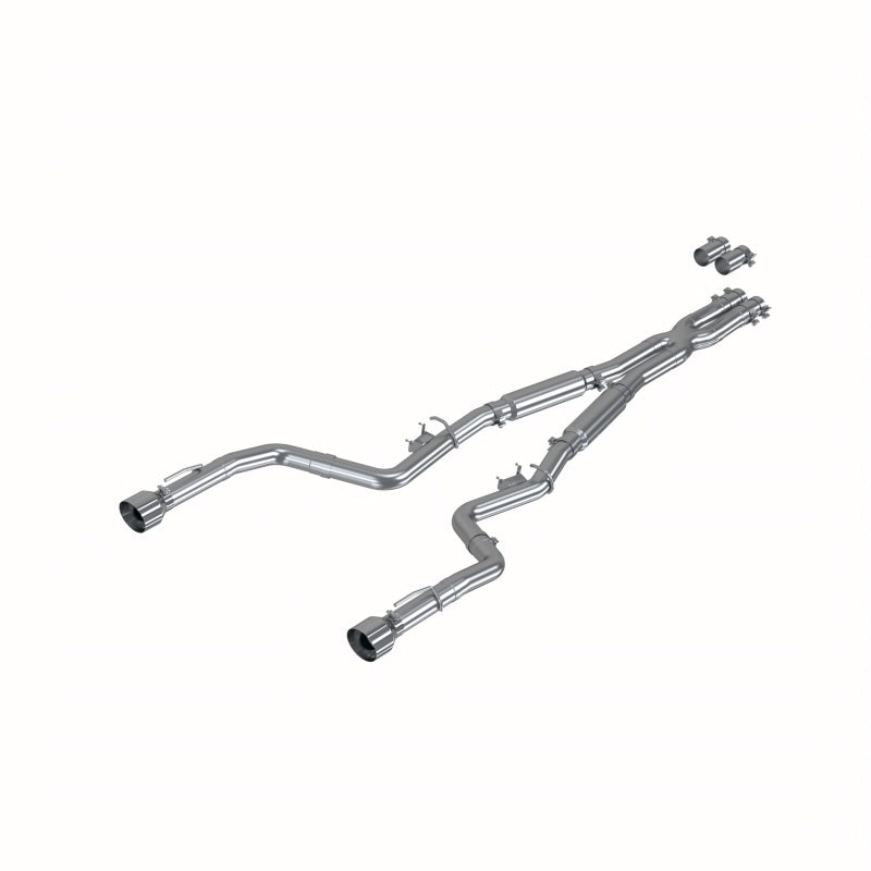 MBRP Armor Lite 3-inch dual rear exit aluminized steel catback exhaust system for Dodge Charger.