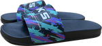 HKS Oilcolor Lifestyle Sandals, Official HKS Splash Pattern Footwear, Size XL