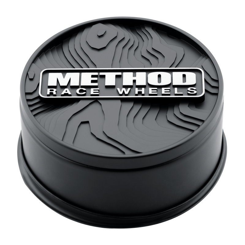 Method Race Wheels TOPO Series Center Cap - 108mm - Black - Push-Thru