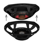 DS18 High-Sensitivity Mid-High Loudspeakers with Rotating Recone, 6x9", 101dB, 4-Ohm (95Hz-17kHz)