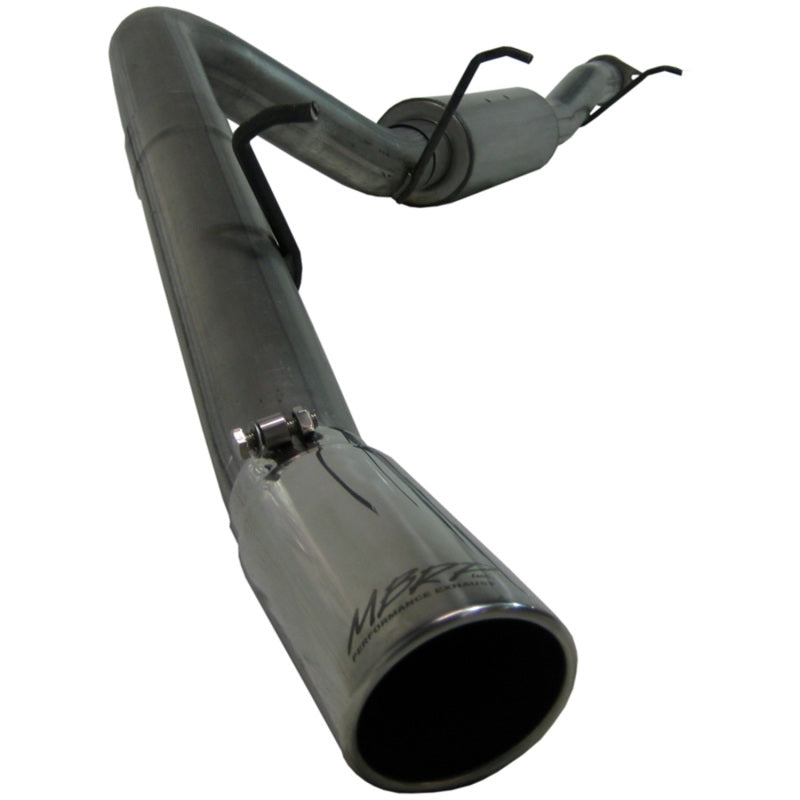MBRP Armor Lite aluminized steel cat-back exhaust system with polished stainless steel tip.