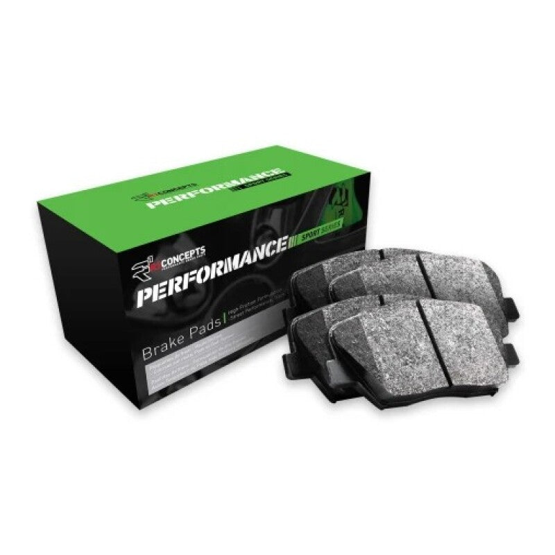 Set of R1 Performance Sport rear brake pads for the 2004-2011 Cadillac CTS-V
