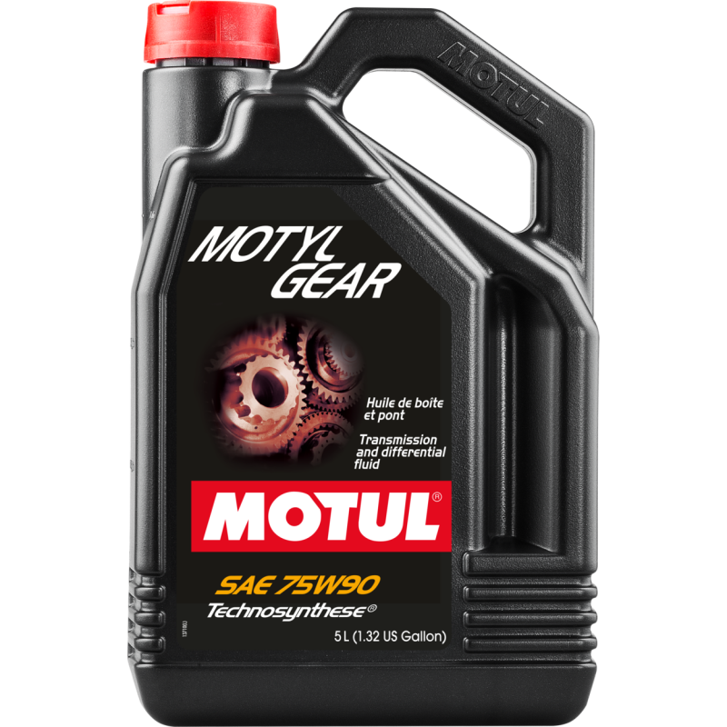 Motul Motylgear 75W-90 Technosynthese Gear Oil - API GL-4 / GL-5 - 5L Jug (109057)