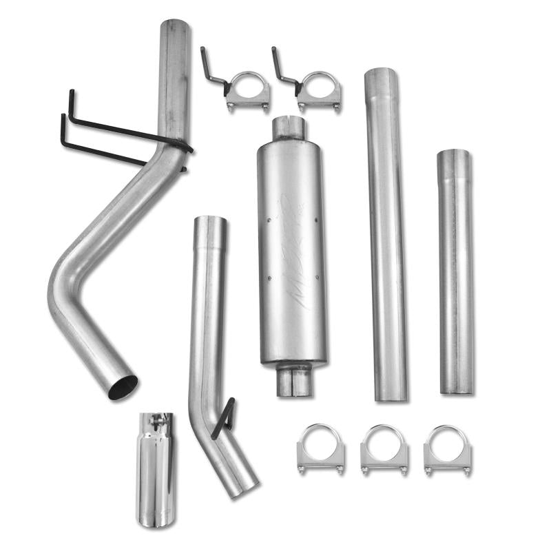 MBRP Armor Lite aluminized steel single side exit cat-back exhaust system with stainless steel tip