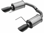 Roush Axle-Back Exhaust with Black Tips for 2015-2026 Ford Mustang (V6 / 2.3L EcoBoost)