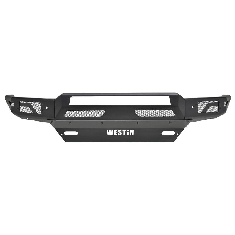 Westin Pro-Mod modular front bumper in textured black for 2016-2019 Chevrolet Silverado and GMC Sierra 1500.