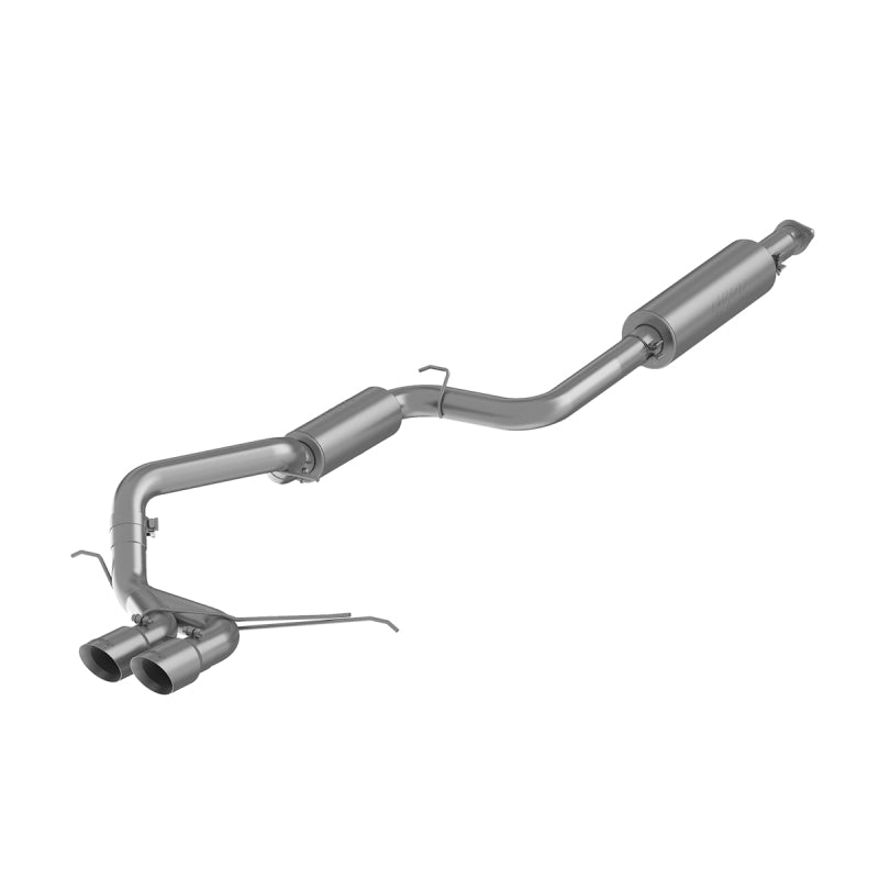 MBRP ARMOR PLUS 3-inch T409 stainless steel cat-back exhaust system with dual center outlet for Ford Focus ST