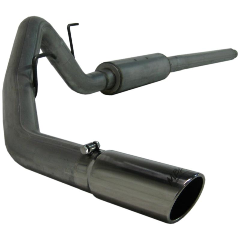 MBRP Armor Lite Series aluminized steel cat-back single side exhaust system with stainless steel tip for Ford F-150