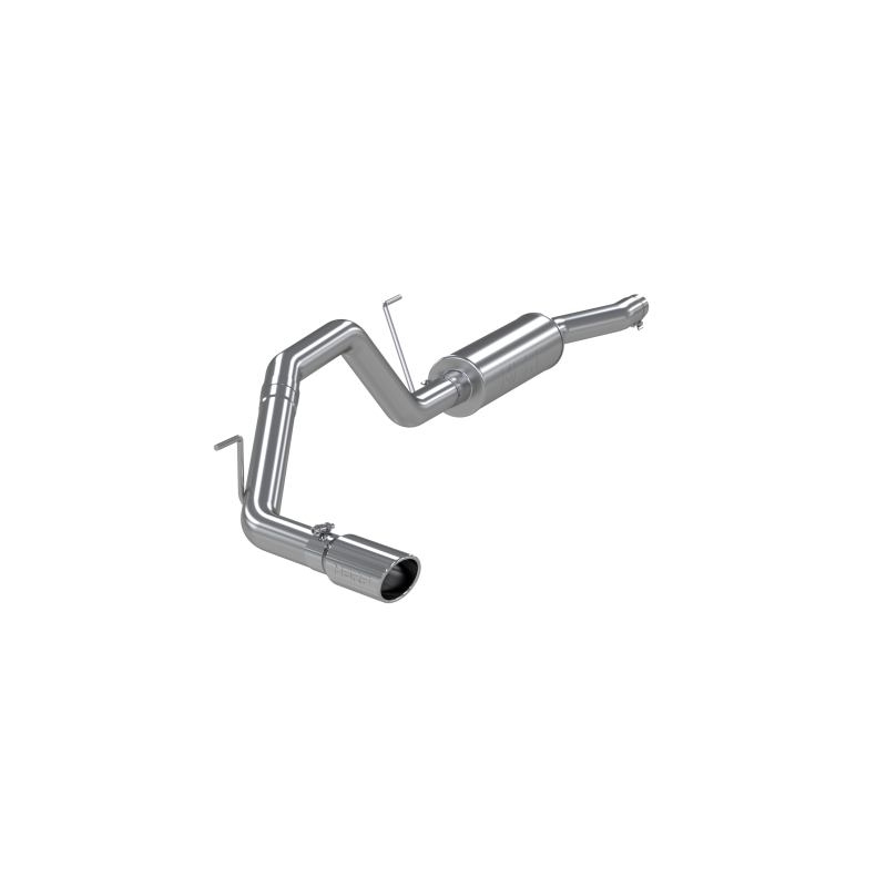 MBRP Armor Lite aluminized steel cat-back exhaust system with stainless steel tip for 2004-2006 Nissan Titan.