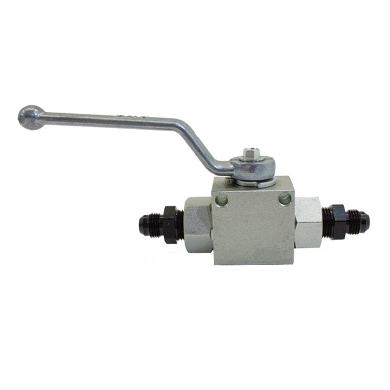 Nitrous Express 6AN male remote shutoff nitrous valve with high-flow 0.5 inch orifice