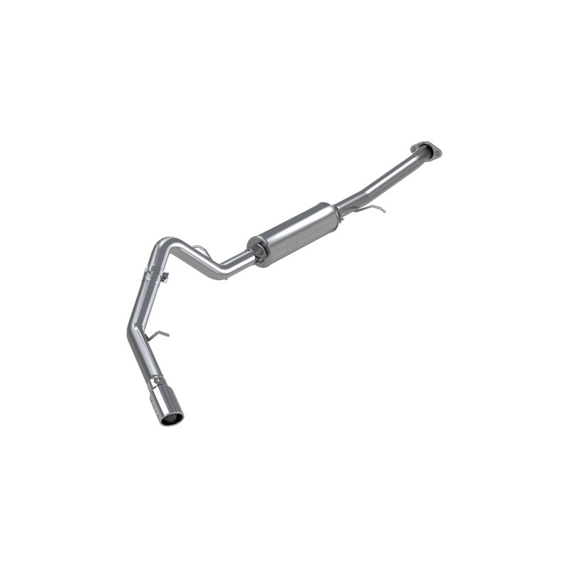 MBRP Armor Plus T409 stainless steel cat-back exhaust system with mandrel-bent tubing and single side exit