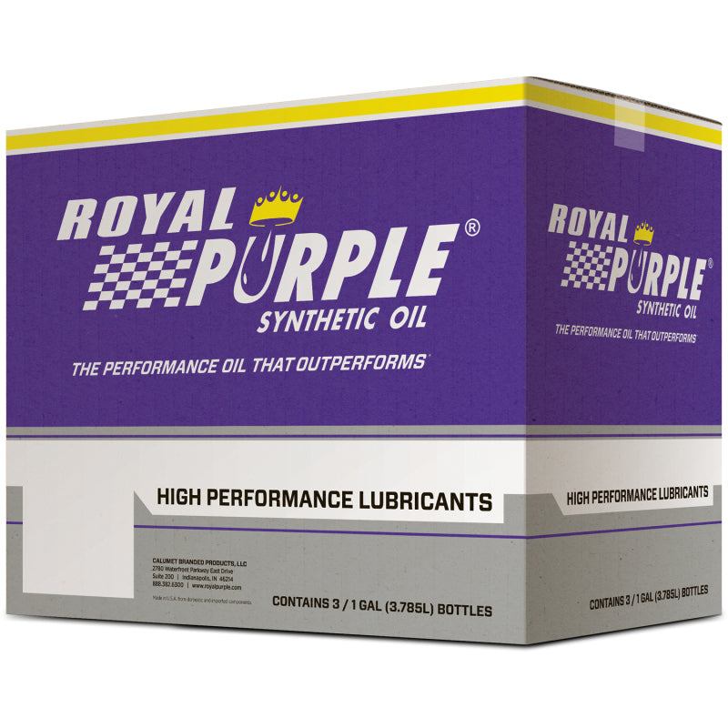 One gallon container of Royal Purple Duralec Super 15W40 CK-4 synthetic diesel motor oil