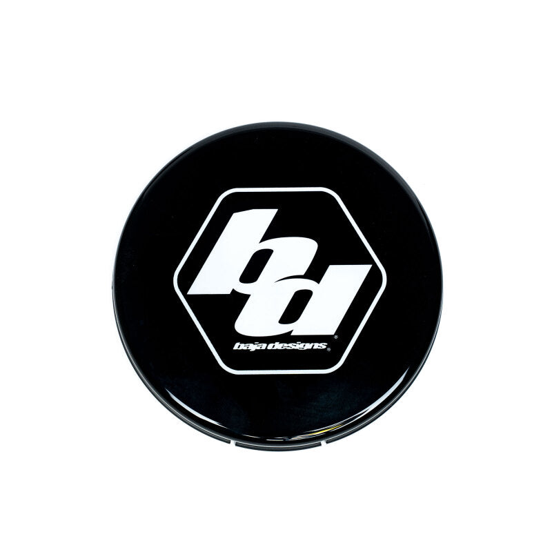 Black snap-on plastic rock guard for Baja Designs Squadron-R 2.0 LED light housing