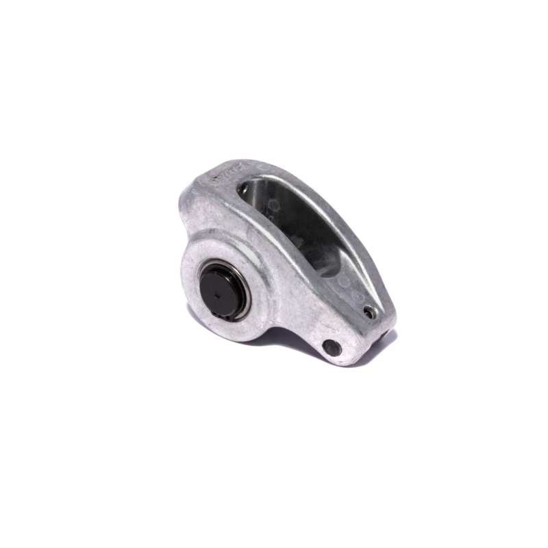 COMP Cams High Energy die-cast aluminum roller rocker arm with needle bearing fulcrum and roller tip for SBC engines.
