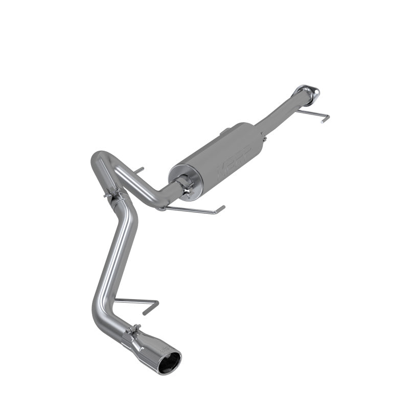 MBRP ARMOR LITE Series aluminized steel cat-back exhaust with stainless steel tip for Toyota FJ Cruiser.