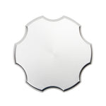 Wehrli Custom Fabrication clear anodized billet aluminum oil fill cap with machined cam lock and o-ring seal.