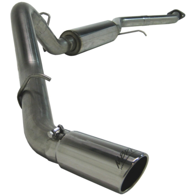 MBRP Armor Plus Series T409 stainless steel cat-back exhaust system with single side exit and polished tip