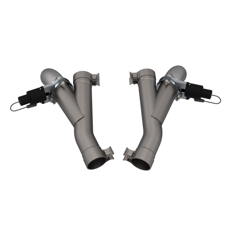 QTP Aggressor exhaust cutout bypass pipes for 2012-2022 Jeep Grand Cherokee and Dodge Durango SRT models.