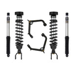 ICON Stage 1 suspension system with front coilovers, tubular UCAs, and rear shocks for 2019-2023 Ram 1500