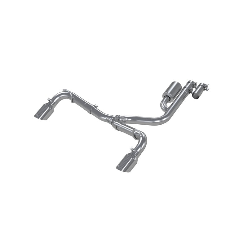 MBRP Armor Lite 2.5 inch aluminized steel resonator-back exhaust system with dual rear exits for Ford Bronco Sport