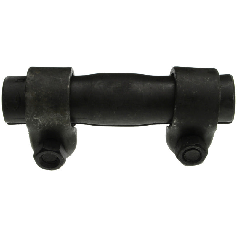 MOOG alloy steel steering adjusting sleeve with corrosion-resistant coating and mounting hardware.