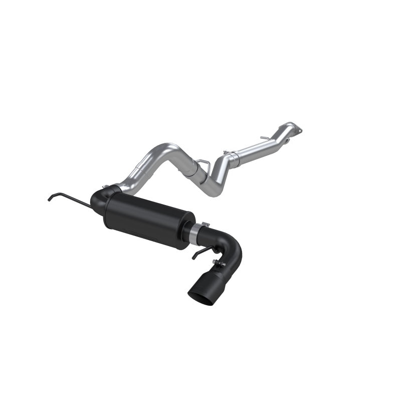 MBRP ARMOR BLK Series 3-inch black aluminized catback exhaust system for 2021-2026 Ford Bronco.