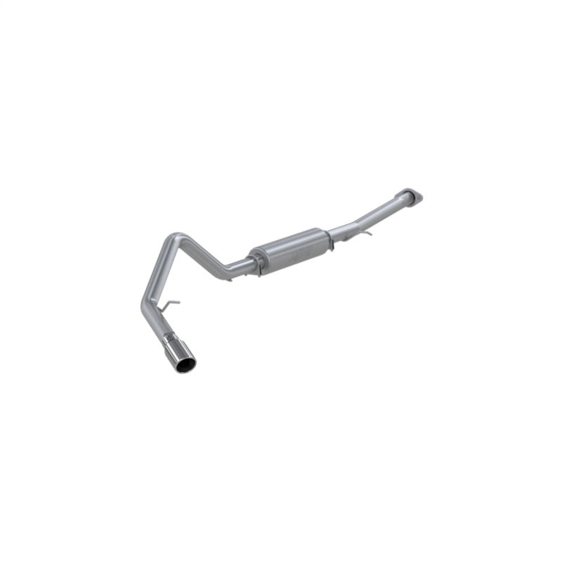 MBRP Armor Lite aluminized steel single-exit cat-back exhaust system with polished tip and hardware.