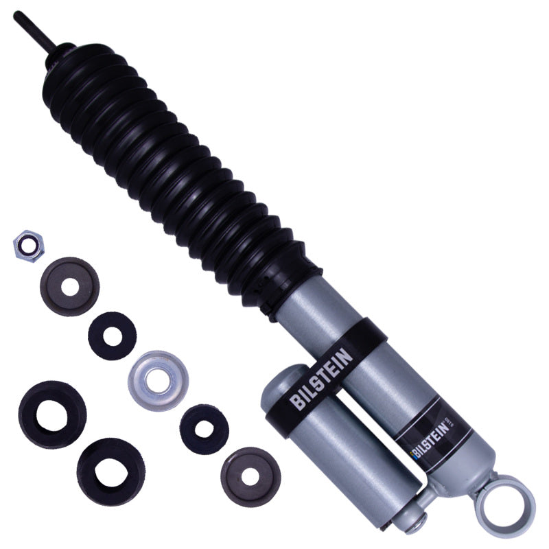 Bilstein B8 5160 rear right remote reservoir shock absorber with braided hose and billet mount for 1996-2002 Toyota 4Runner