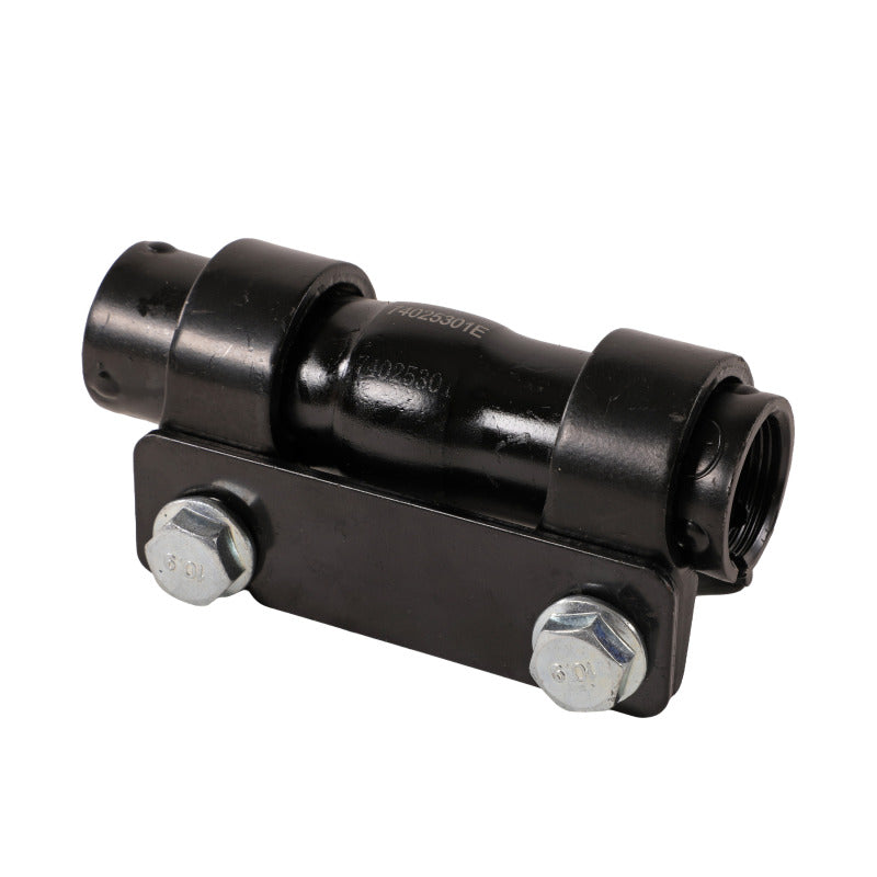 MOOG right steering tie rod end in alloy steel with included castle nut, cotter pin, and hardware.