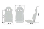 Sparco R100 Street Series Reclining Sport Seat - Black/Red