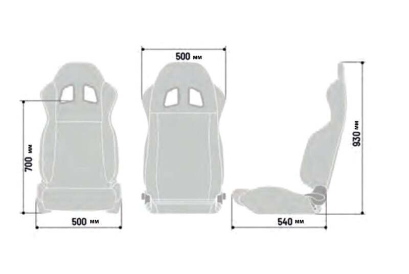 Sparco R100 Street Series Reclining Sport Seat - Black/Red