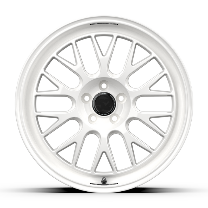 Fifteen52 Holeshot RSR multi-spoke rally wheel in a bright Rally White finish.
