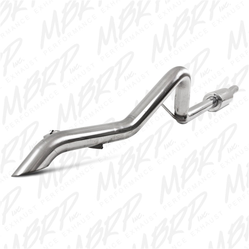 MBRP ARMOR PLUS Series T409 stainless steel off-road high-clearance muffler for 2007-2011 Jeep Wrangler JK