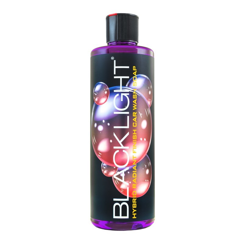 16oz bottle of Chemical Guys Black Light Hybrid Radiant Finish Car Wash Soap with gloss-enhancing formula