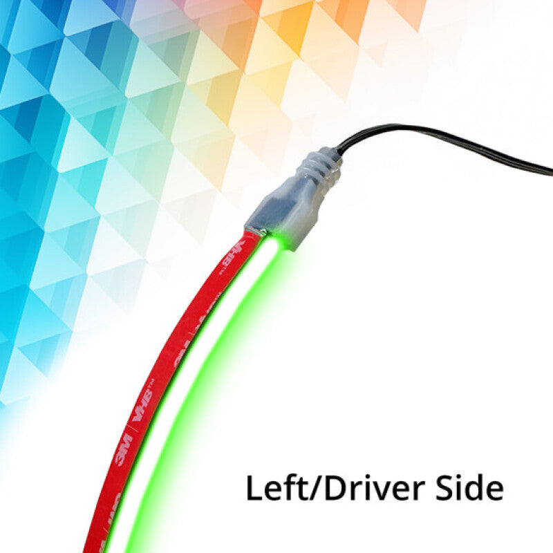 XK Glow 80-inch flexible LED body gap strip for left side vehicle panel lighting